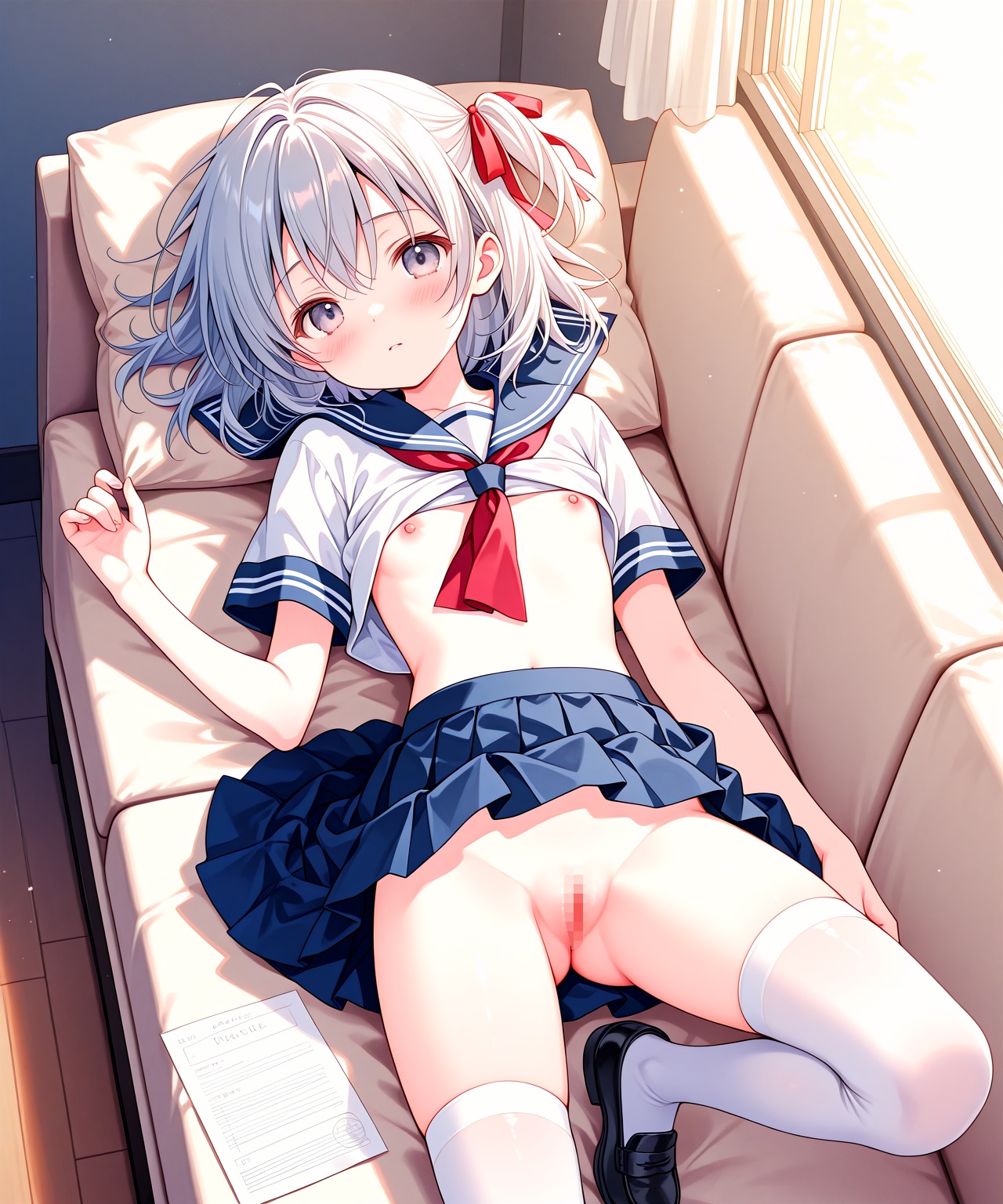 銀髪少女 (9) #R18