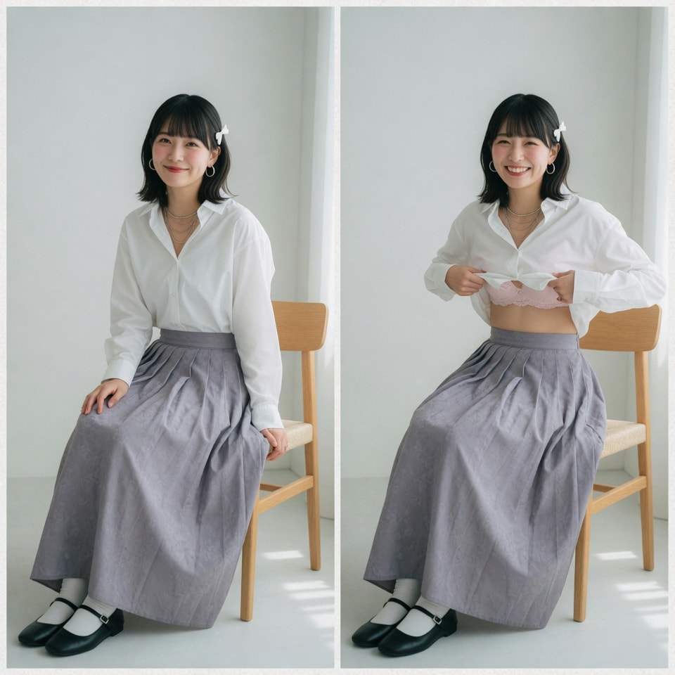 ちらり