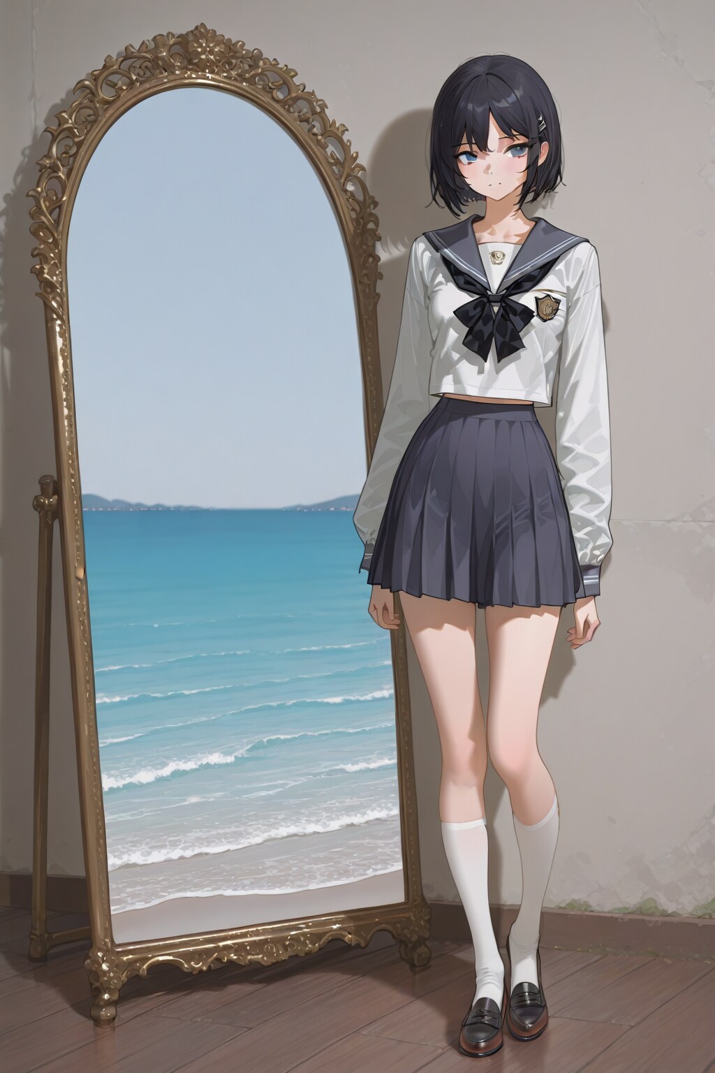 女子高生（Seedream4.0で退化した呪文にPEGASUSは手強い）