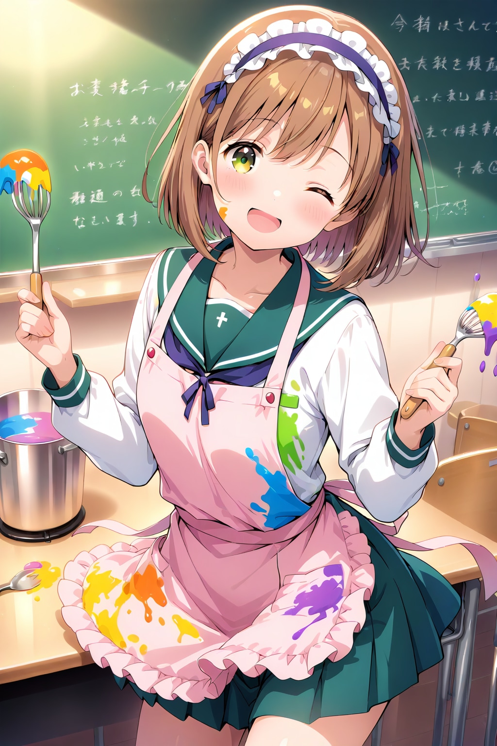 美術部員の女の子