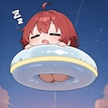 寝る赤髪ちゃん 3枚目