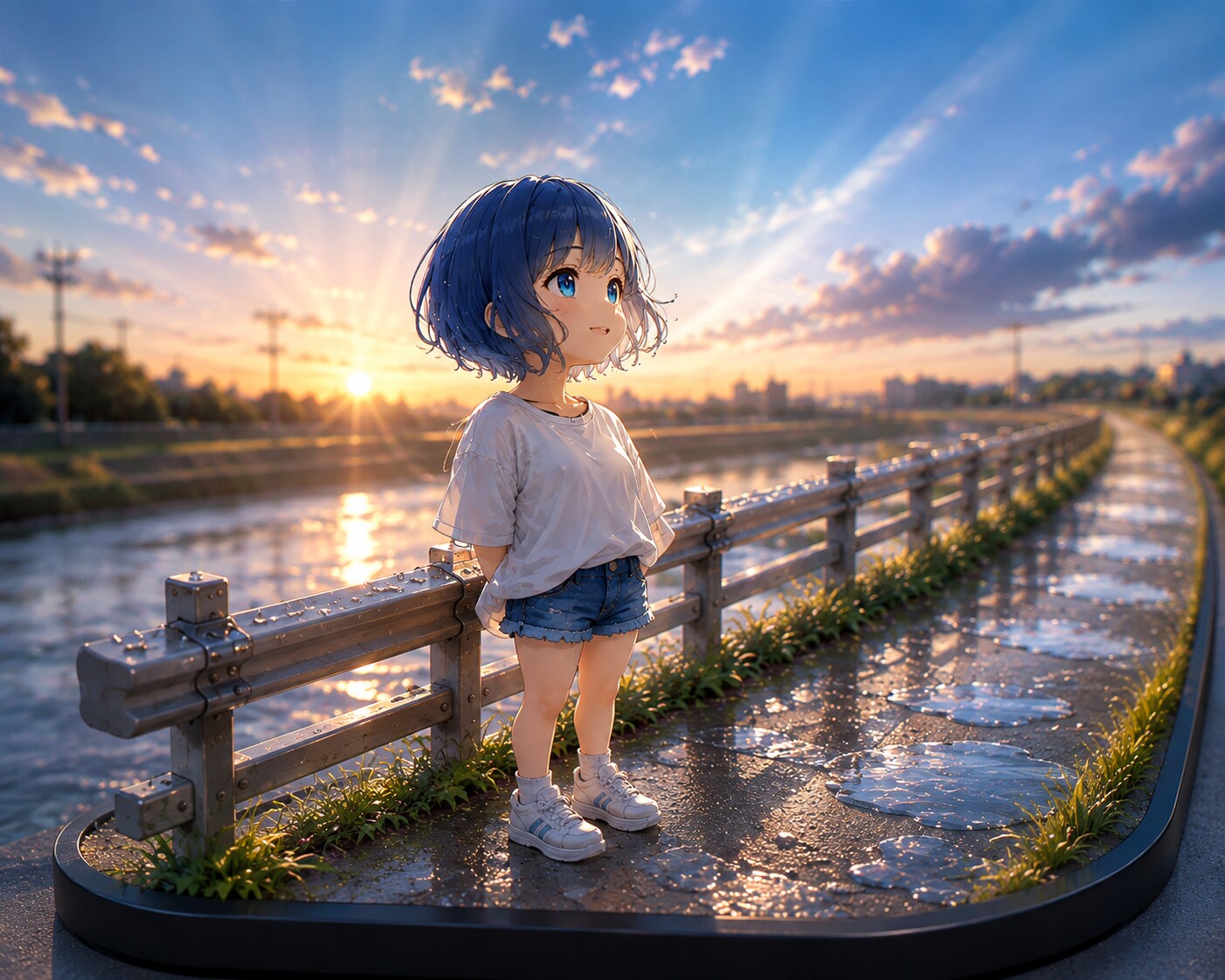 雨上がりの匂い。（ミニ） | の人気AIイラスト・グラビア
