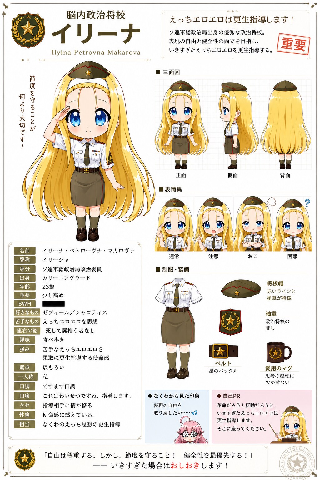 イリーナ設定資料（'26.08版） | の人気AIイラスト・グラビア