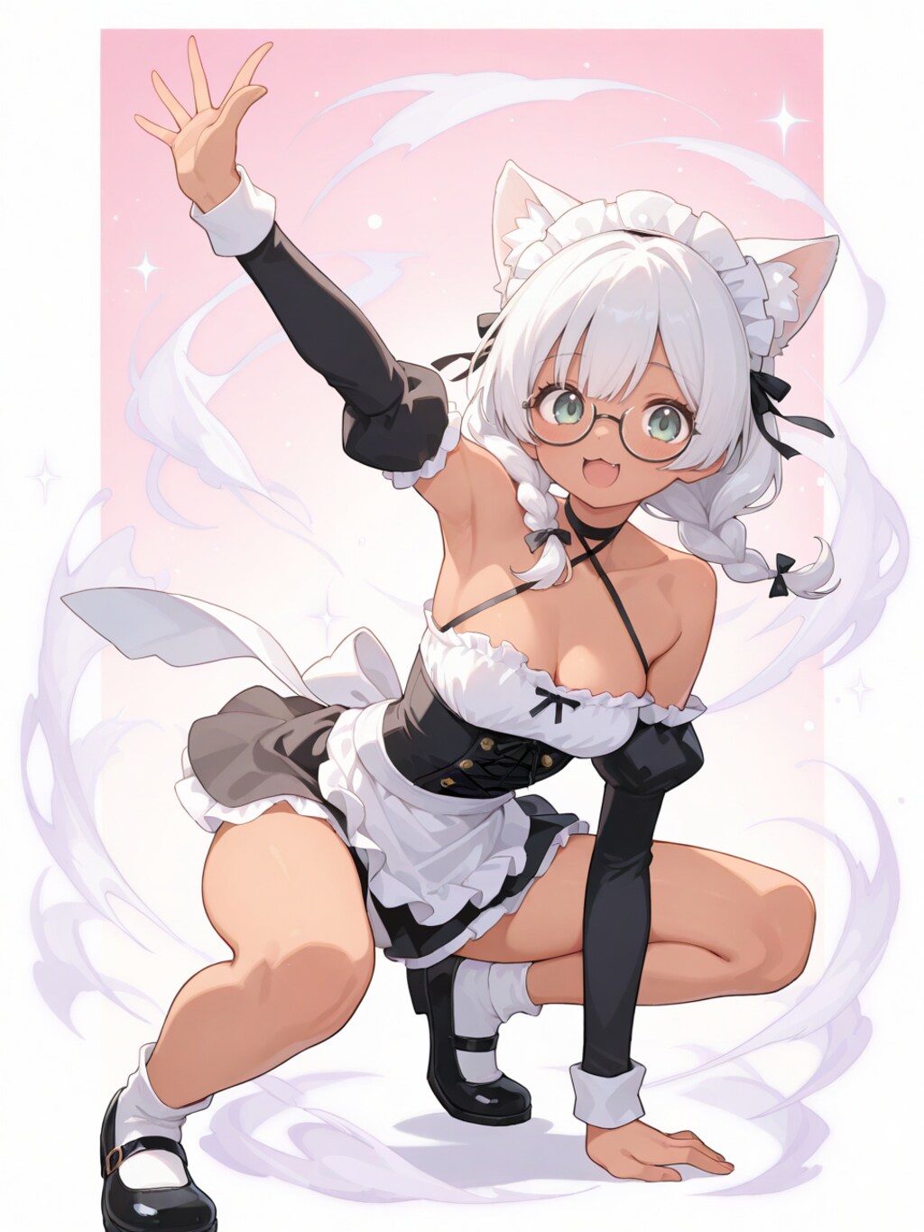 スーパーメイド着地