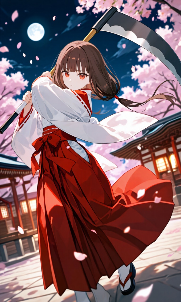 大鎌女子 | の人気AIイラスト・グラビア