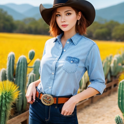 西部劇 美少女 | の人気AIイラスト・グラビア