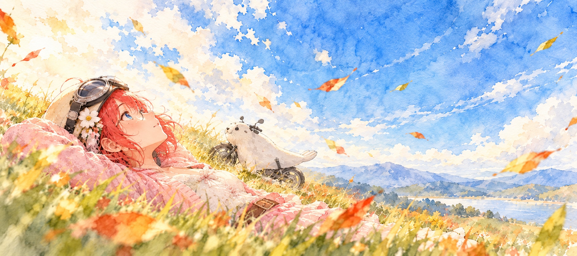 空を見上げて、ひと休み。 | の人気AIイラスト・グラビア