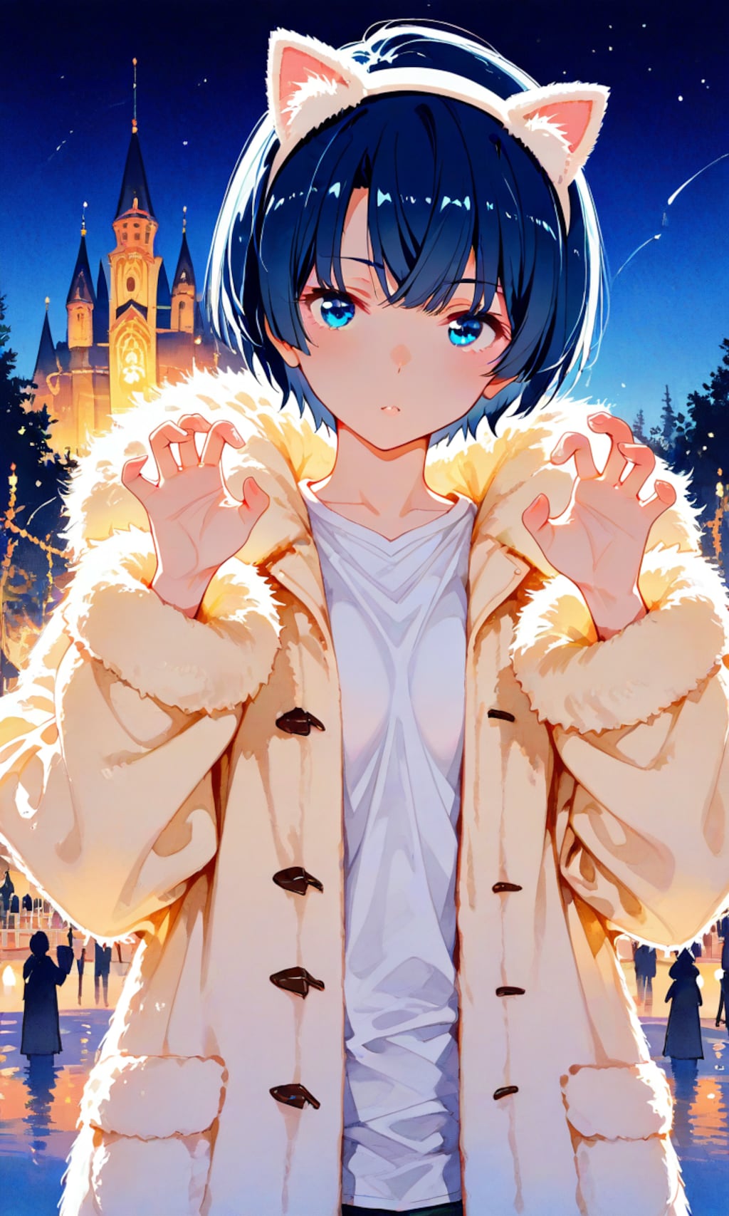 ガォーと威嚇の柑菜ちゃん