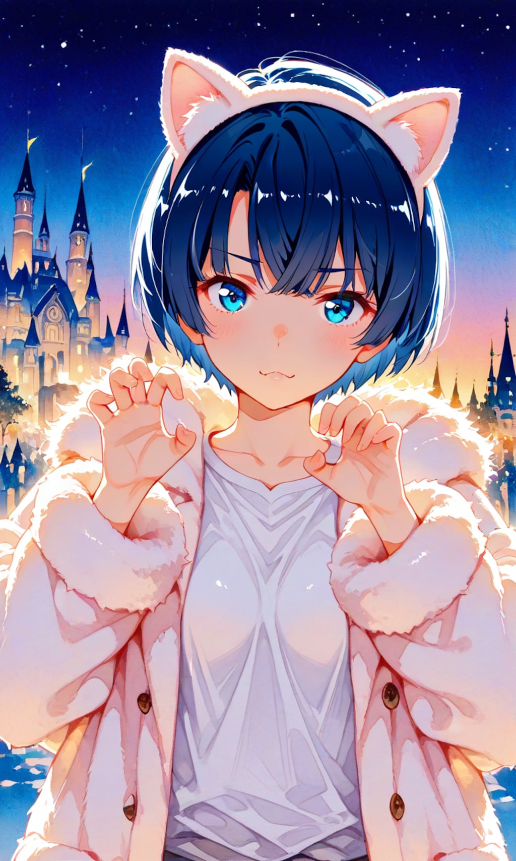 ガォーと威嚇の柑菜ちゃん