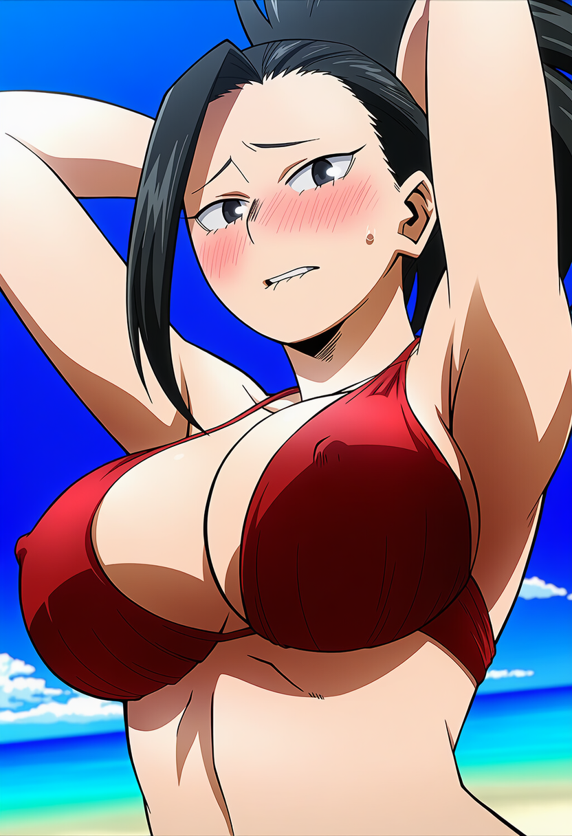 ホットパンツビキニのヤオモモ
