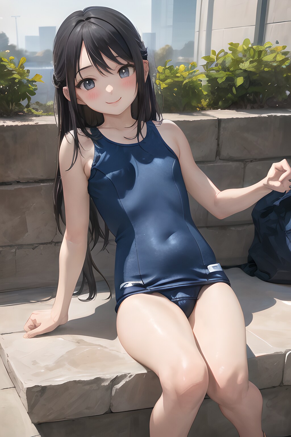 やっと出せた旧スク水