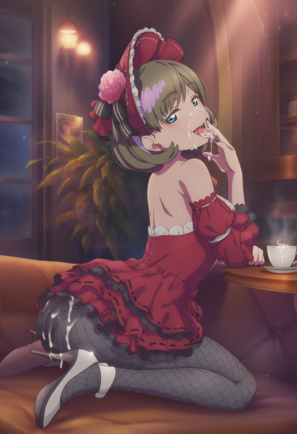 ミルクはコーヒーの中に入れてね