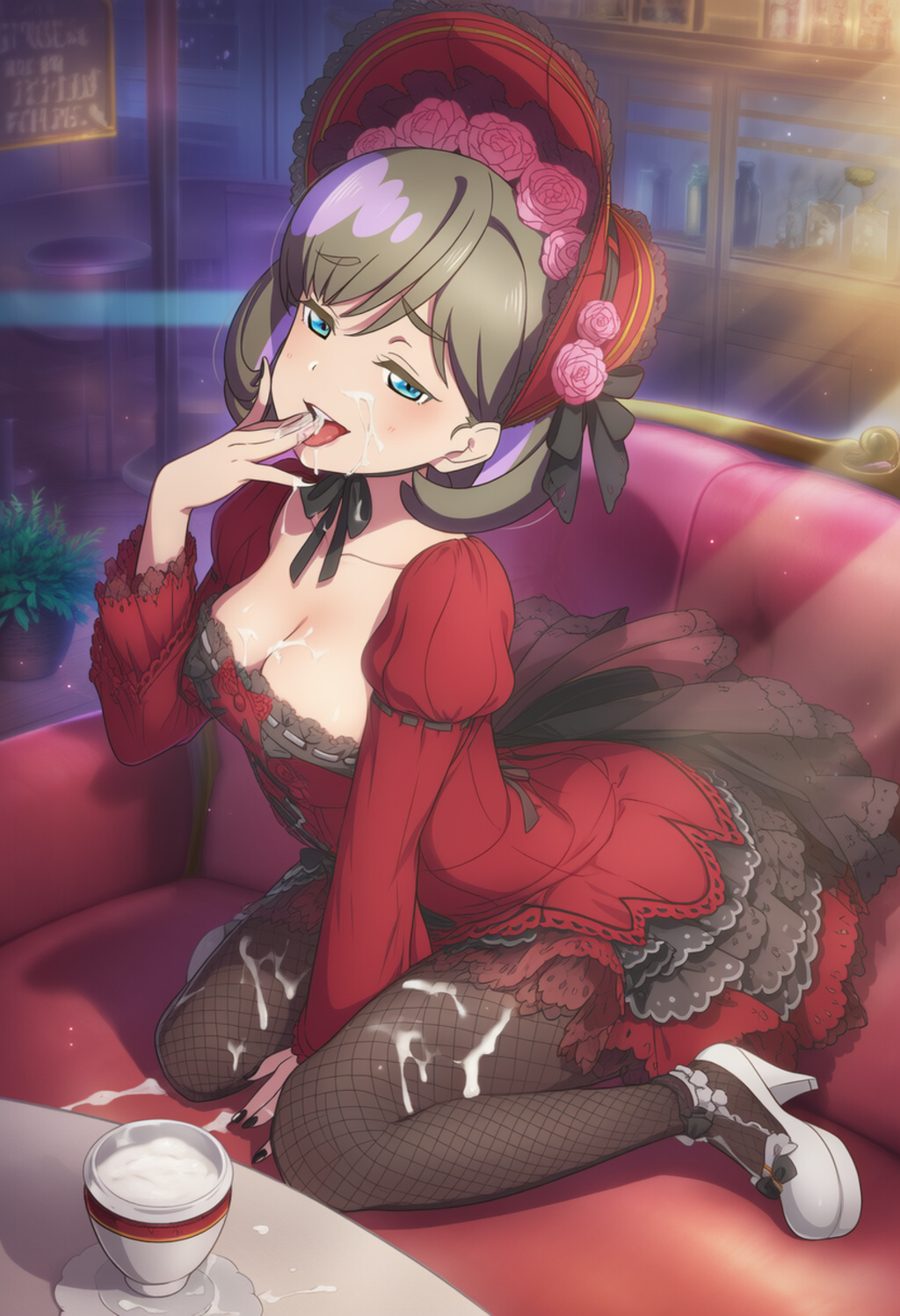ミルクはコーヒーの中に入れてね