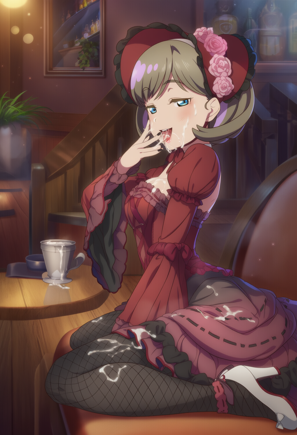 ミルクはコーヒーの中に入れてね