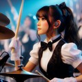 ドラム担当の執事ちゃん 6枚目