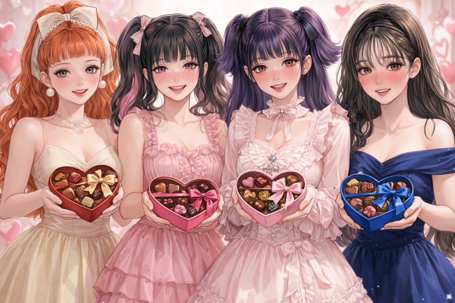 一次創作女子のバレンタイン