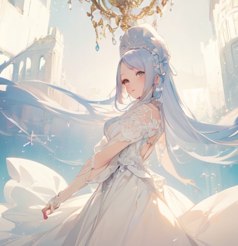純白のドレス２ | の人気AIイラスト・グラビア