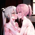 銀髪ちゃんとピンク髪ちゃん (R-18版) 5枚目