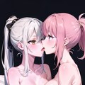銀髪ちゃんとピンク髪ちゃん (R-18版) 4枚目