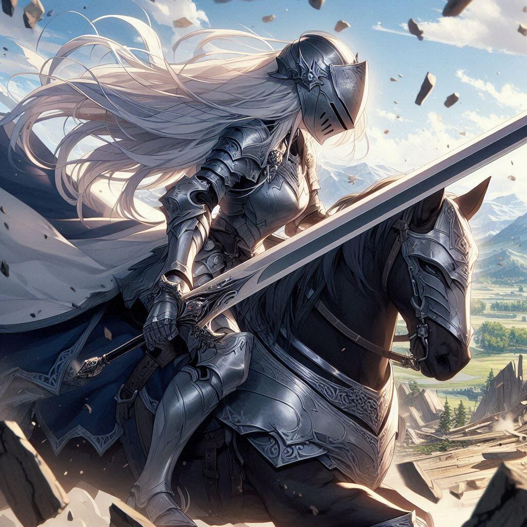 銀髪の女騎士３６