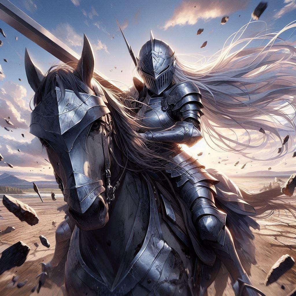 銀髪の女騎士３６