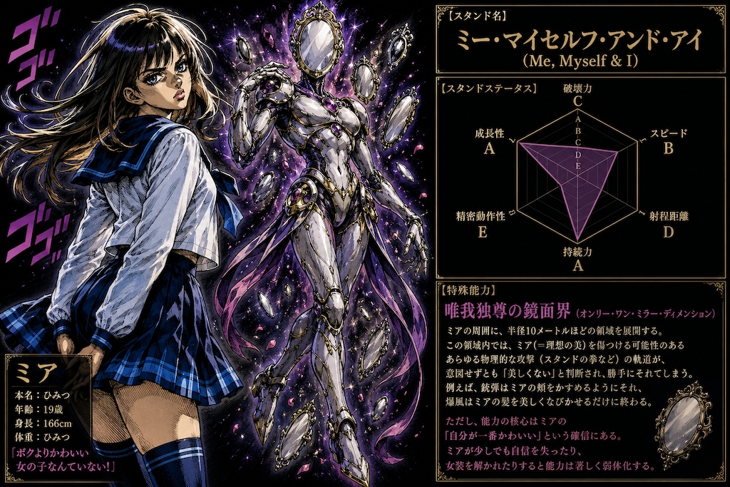 唯我独尊の鏡面界（オンリー・ワン・ミラー・ディメンション） #男の娘ミア