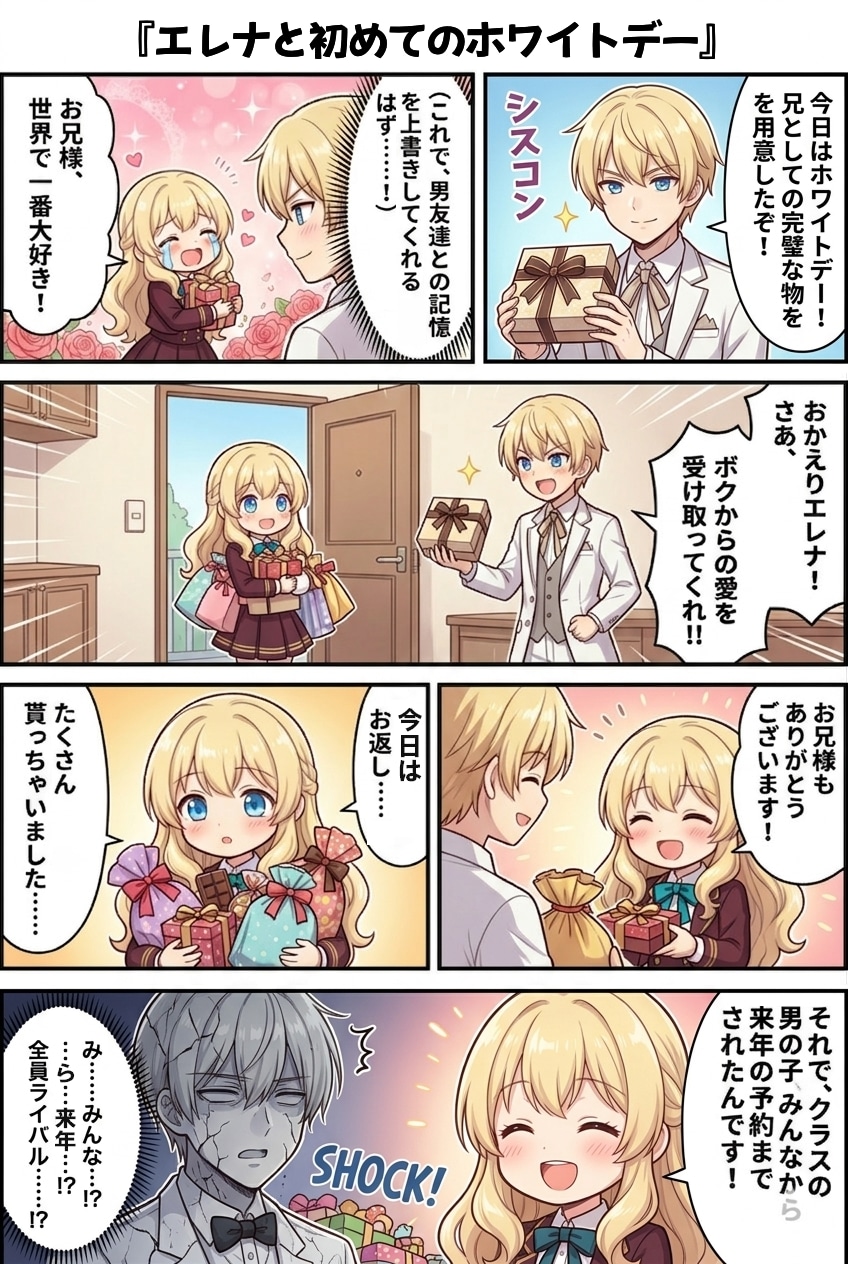 『エレナと初めてのホワイトデー』