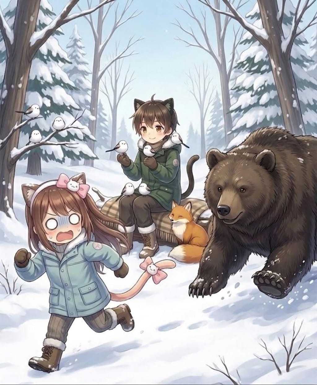 背を向けて走るな！
