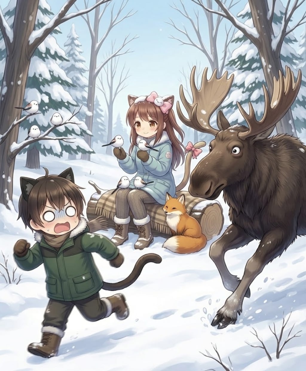 背を向けて走るな！
