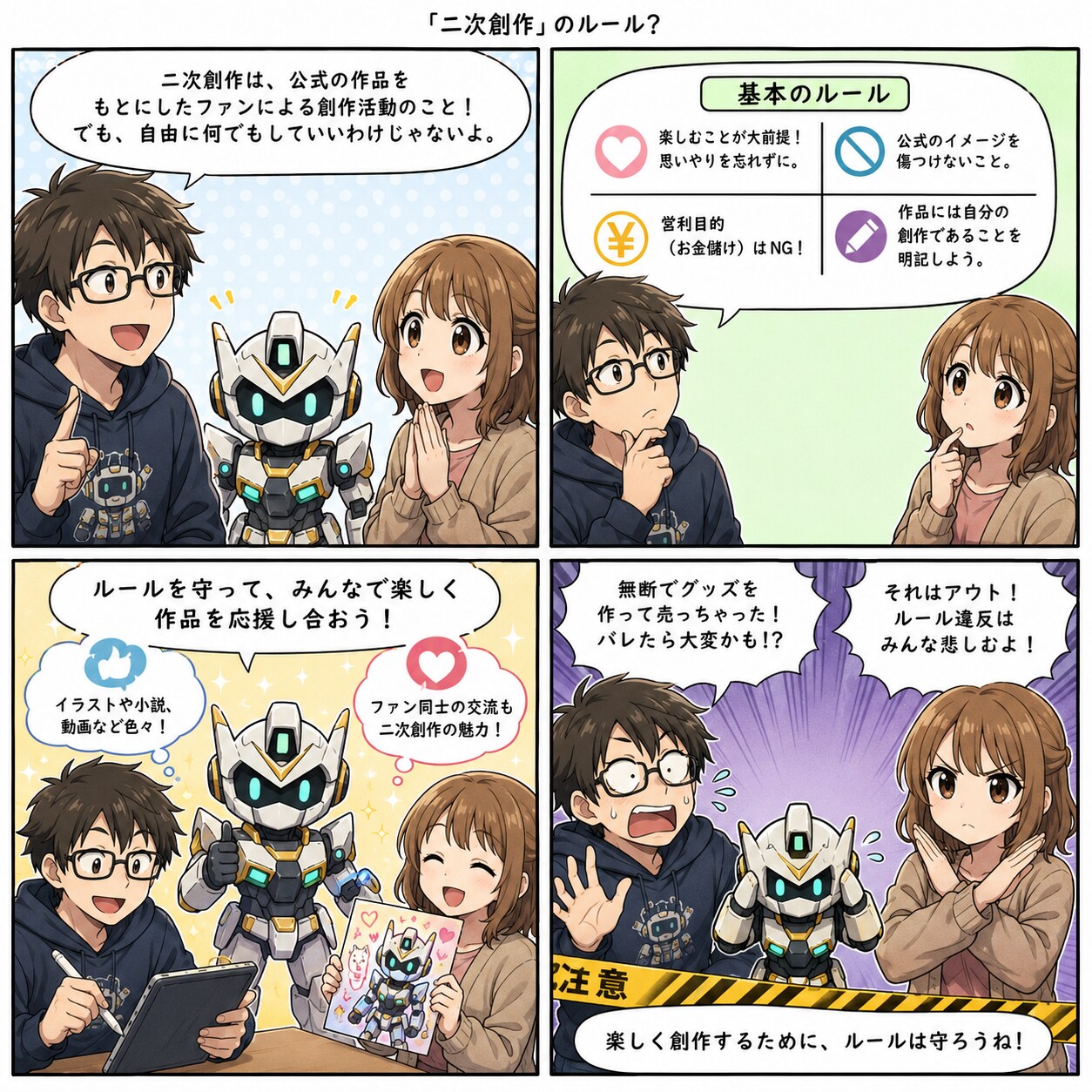 「二次創作」のルール？