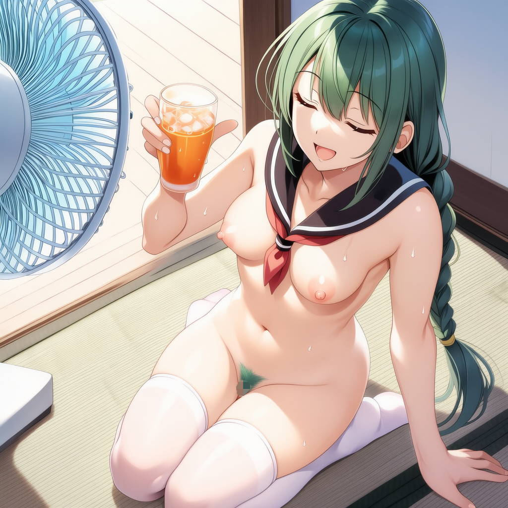 全裸と猛暑