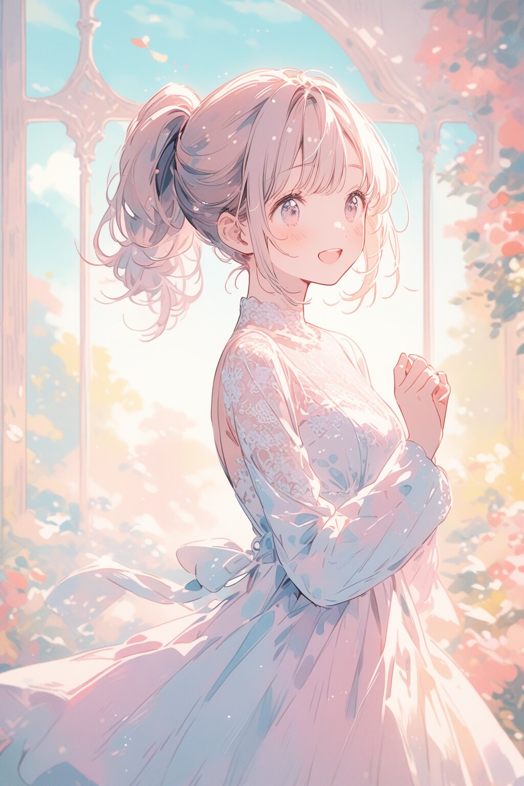 ウェディングドレス姿のお嬢（１１）