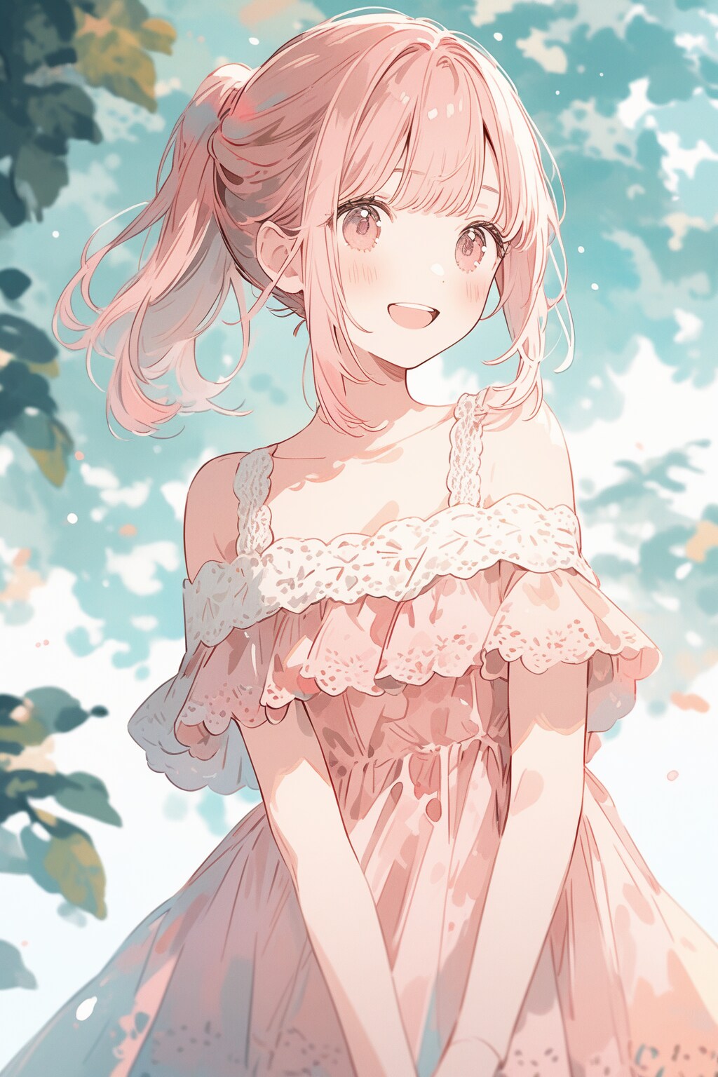 ウェディングドレス姿のお嬢（１１）