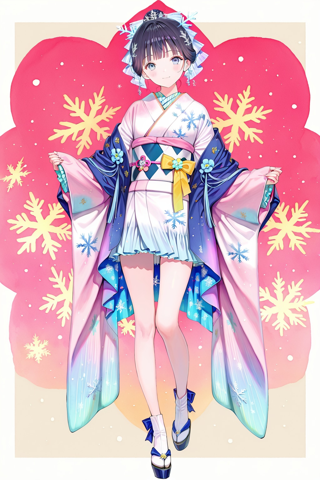 晴れ着(QILIN)(6) | の人気AIイラスト・グラビア