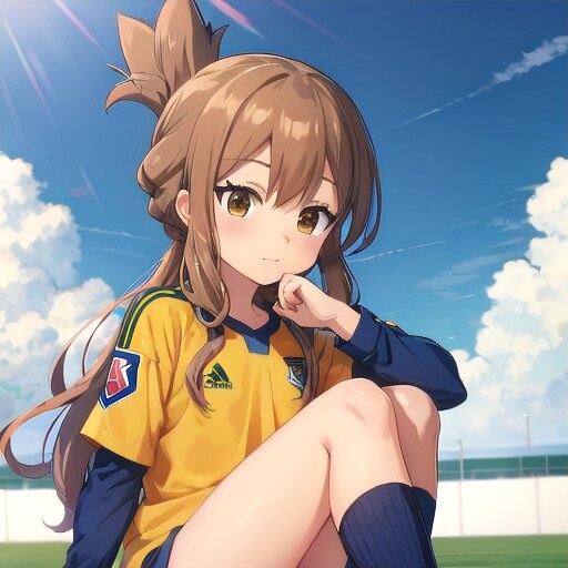 サッカー少女
