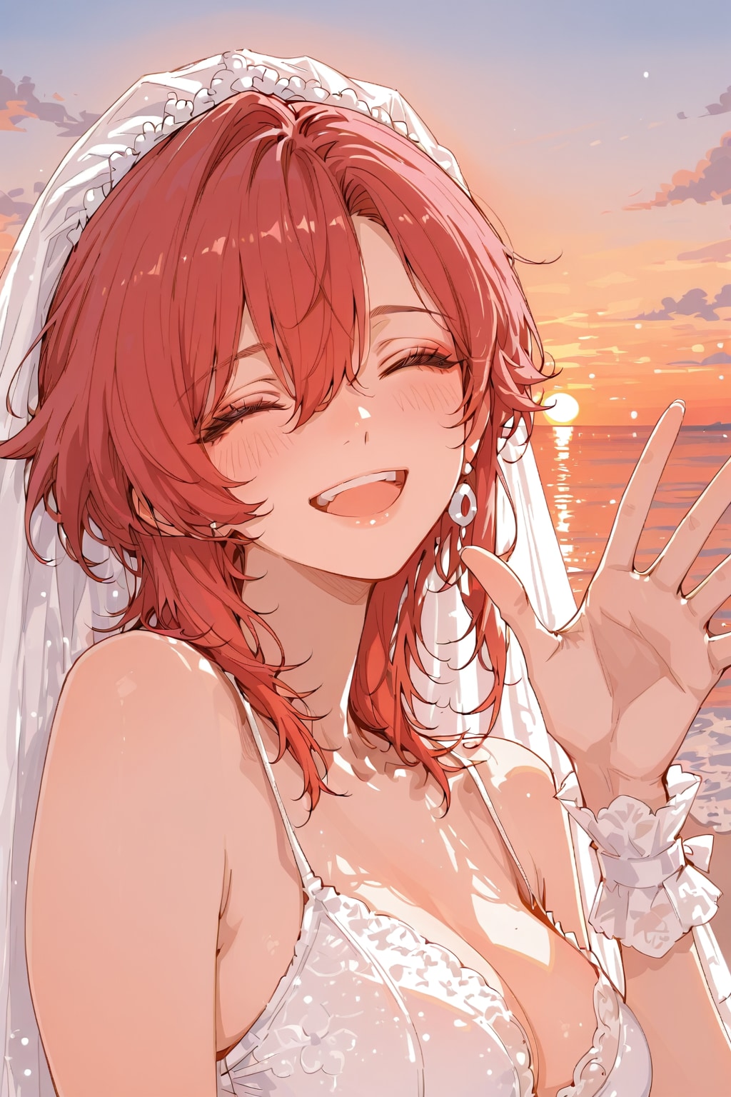 アプリコットと夕暮れ