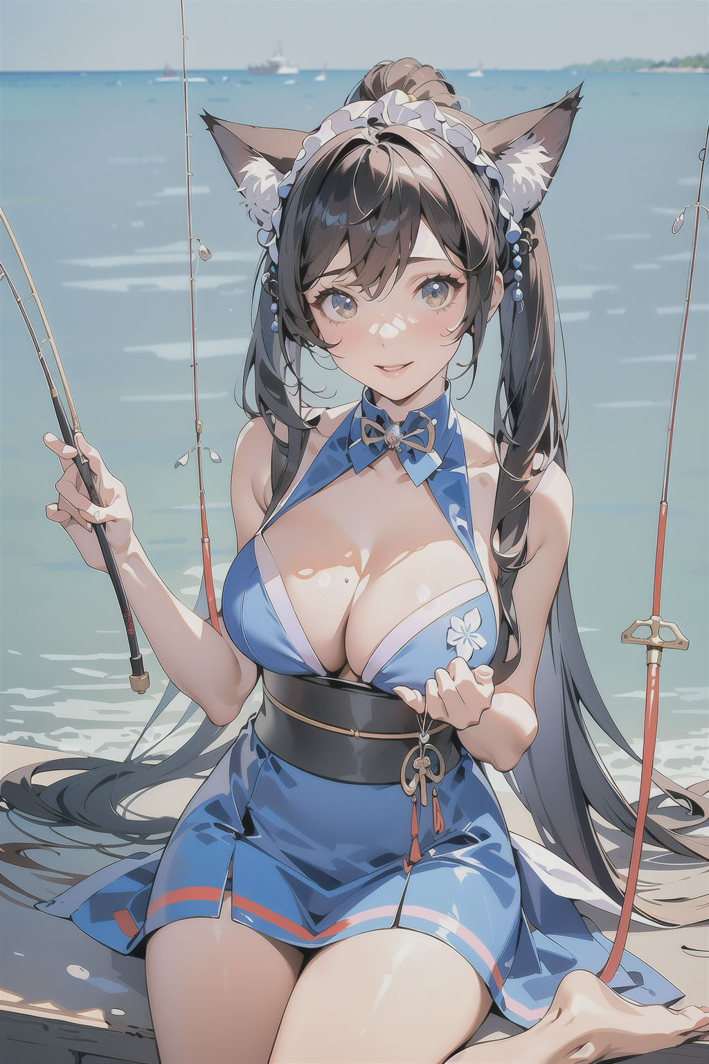 猫娘は機械仕掛けの魚を釣る06