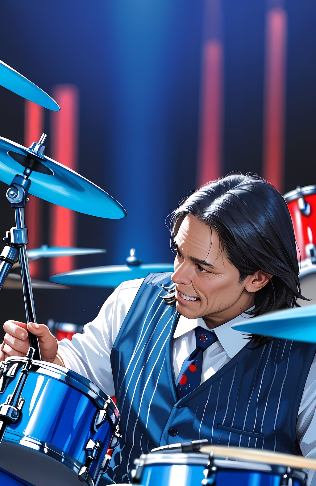 「張り紙見たよ」あなたは　稲妻のように