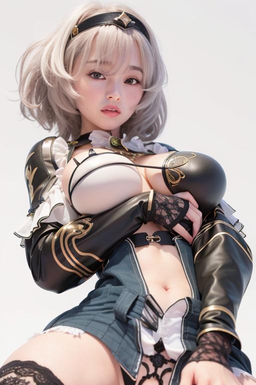 白銀ノエルAIコスプレイヤーのナイスボディー力