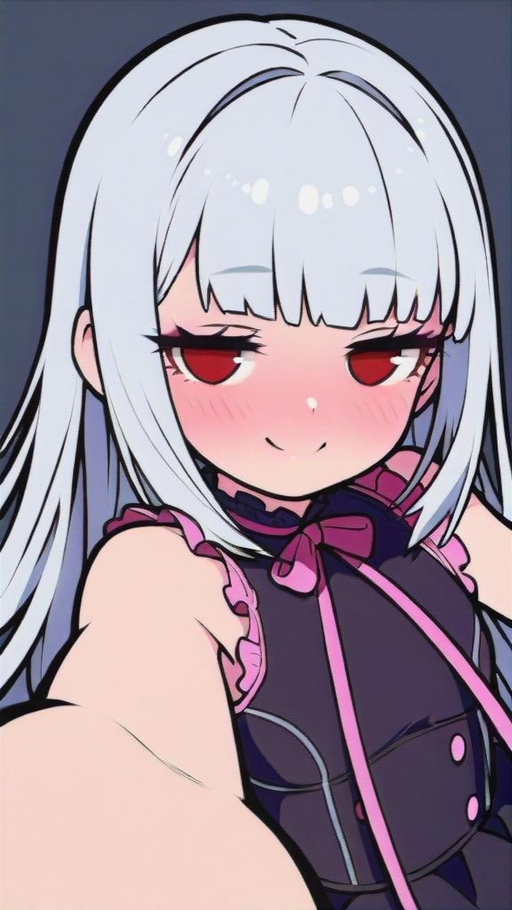 極太のあれをぶっこむあのキャラをイメージしてたけど諦めた没集