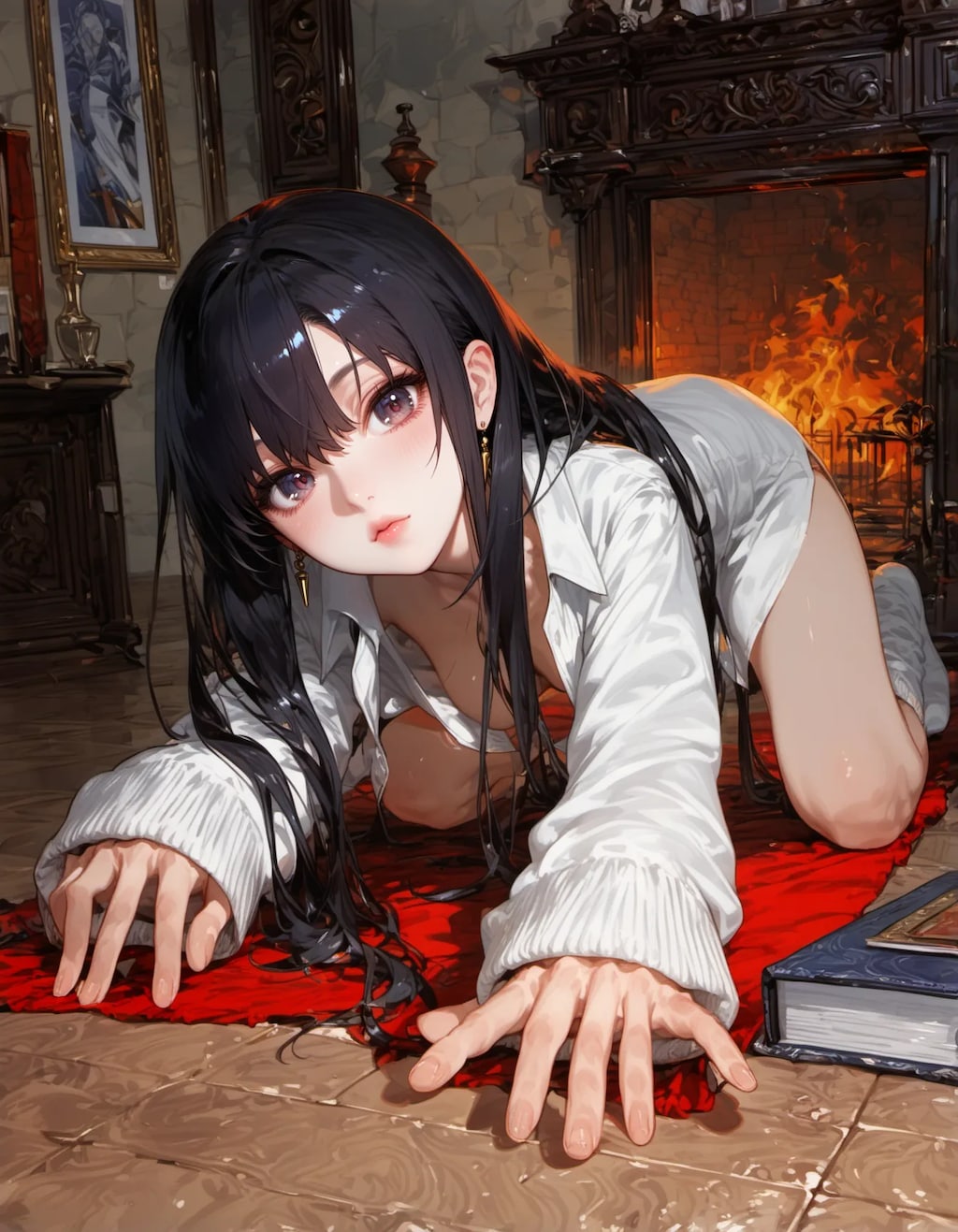 Embers Beneath Her Fingertips