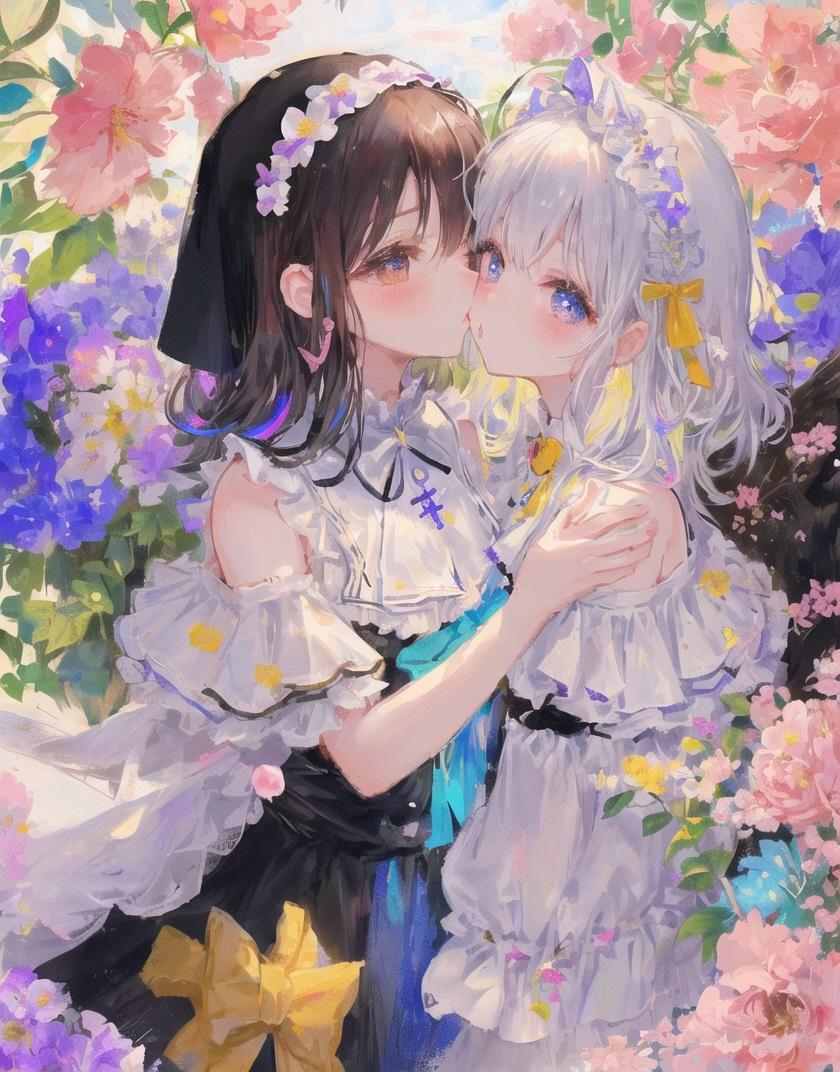 きっとお花さんしか見てないよね？