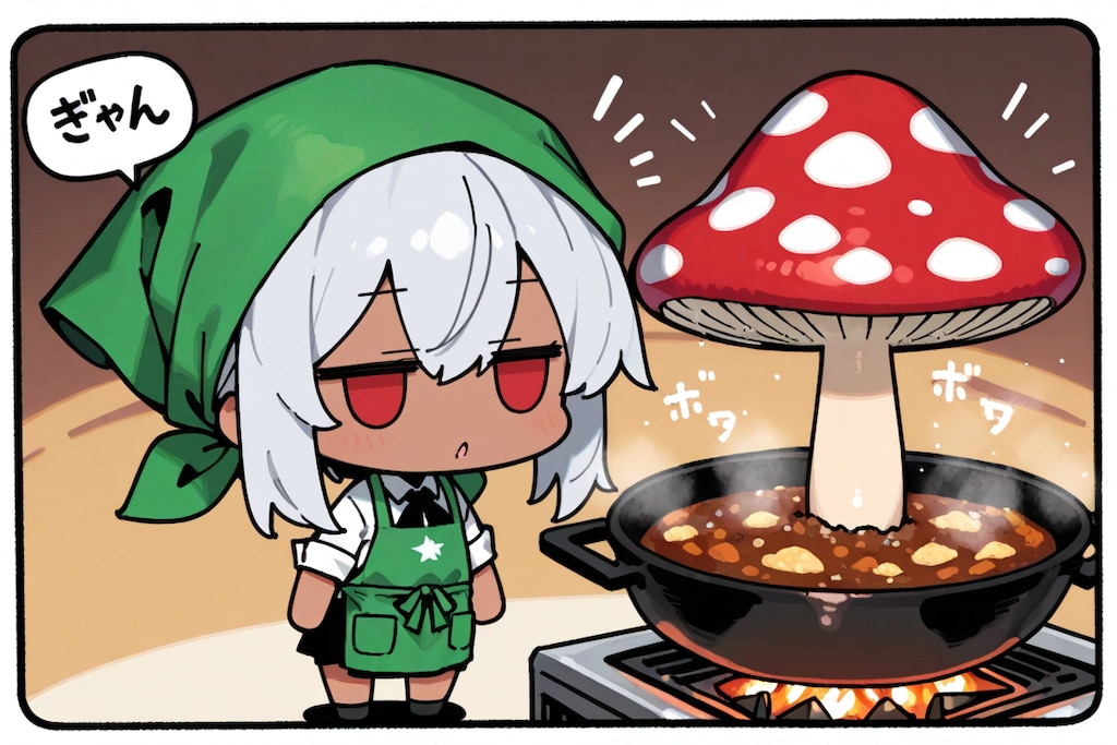 お総菜コーナーのきのこの魔女