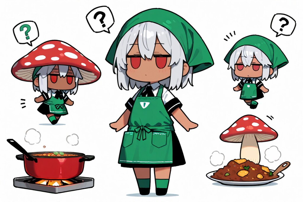 お総菜コーナーのきのこの魔女