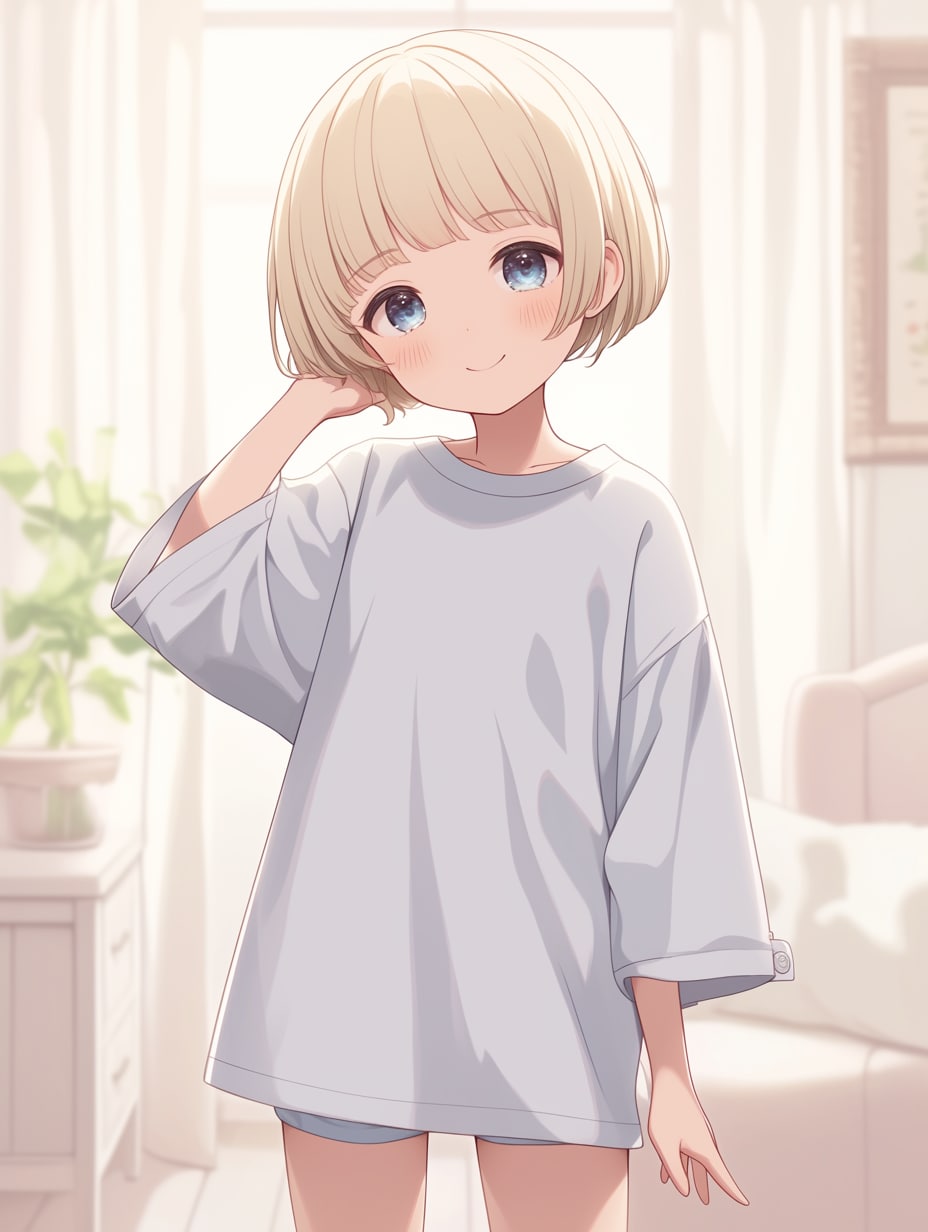 マッシュカットの子✨92 | の人気AIイラスト・グラビア