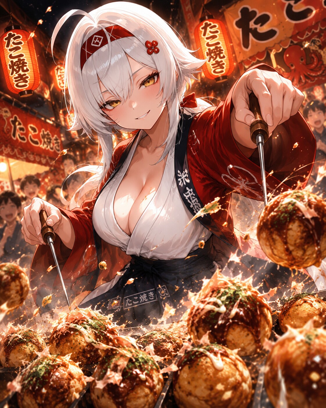 神様印のたこ焼きや❗️✨