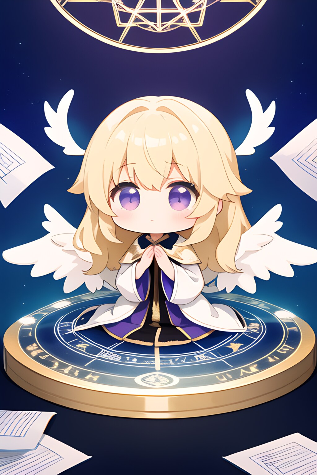 AIてんし　プロンプトちゃんとネガティププロンプトちゃん[プロンプトちゃん]2 | の人気AIイラスト・グラビア