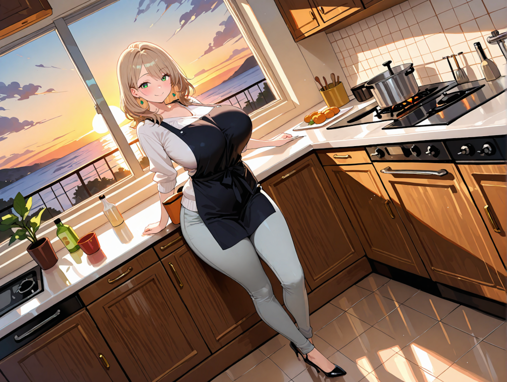 これから夕食を作る柚月さん