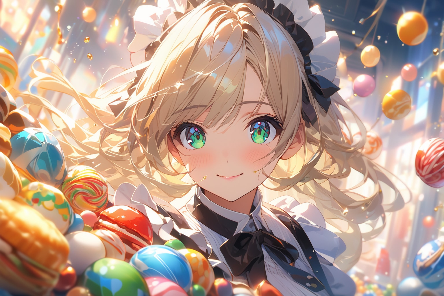 メイドさんとスイーツ乱舞 | の人気AIイラスト・グラビア