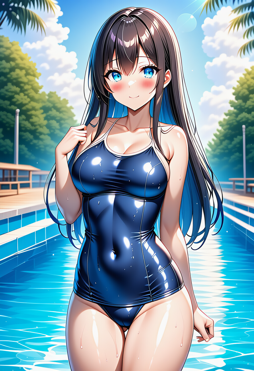 スク水女子校生